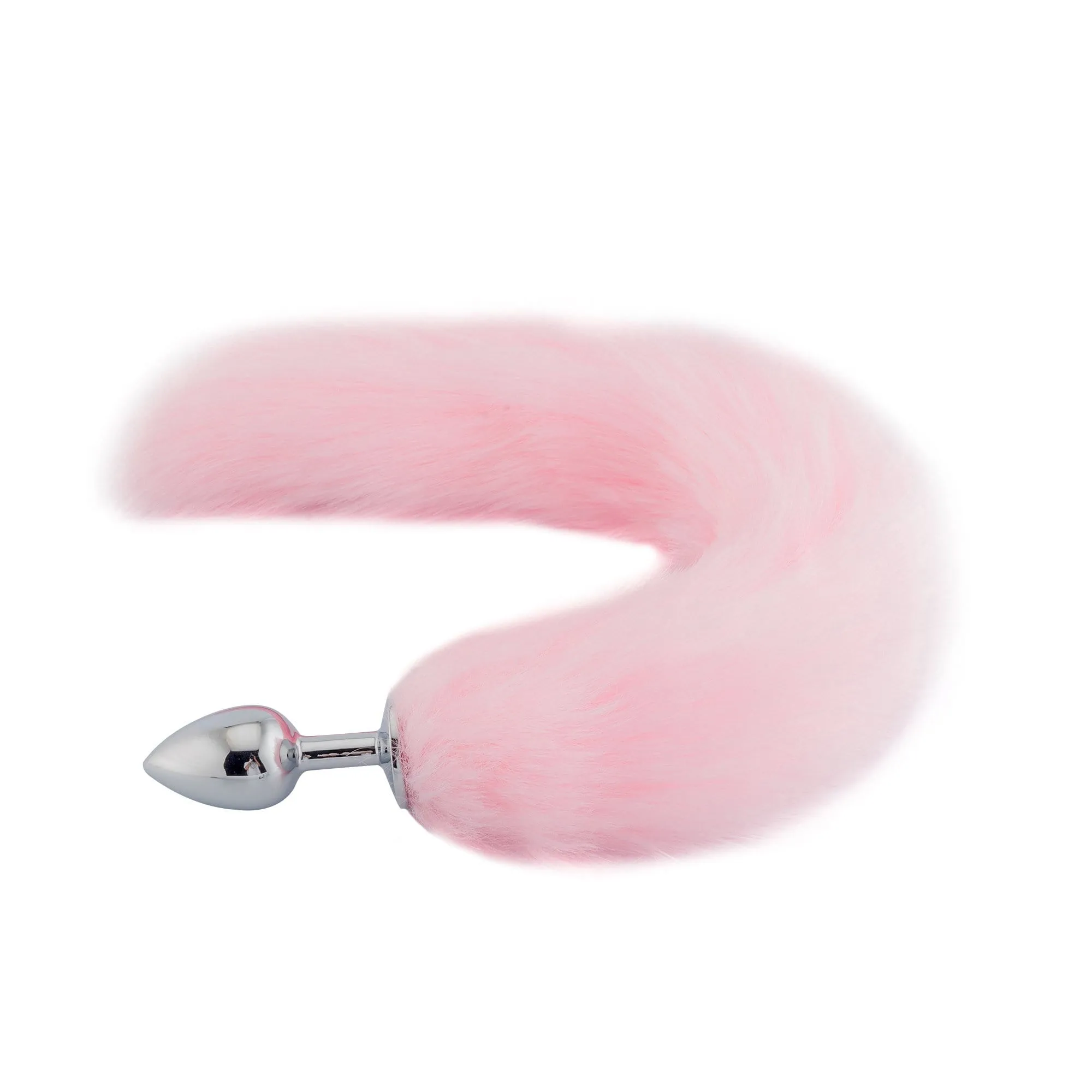 18 Pink Fox Tail Plug