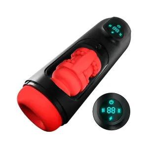 2024 Vibrating and Thrusting Modes Men Masturbators with LCD Display