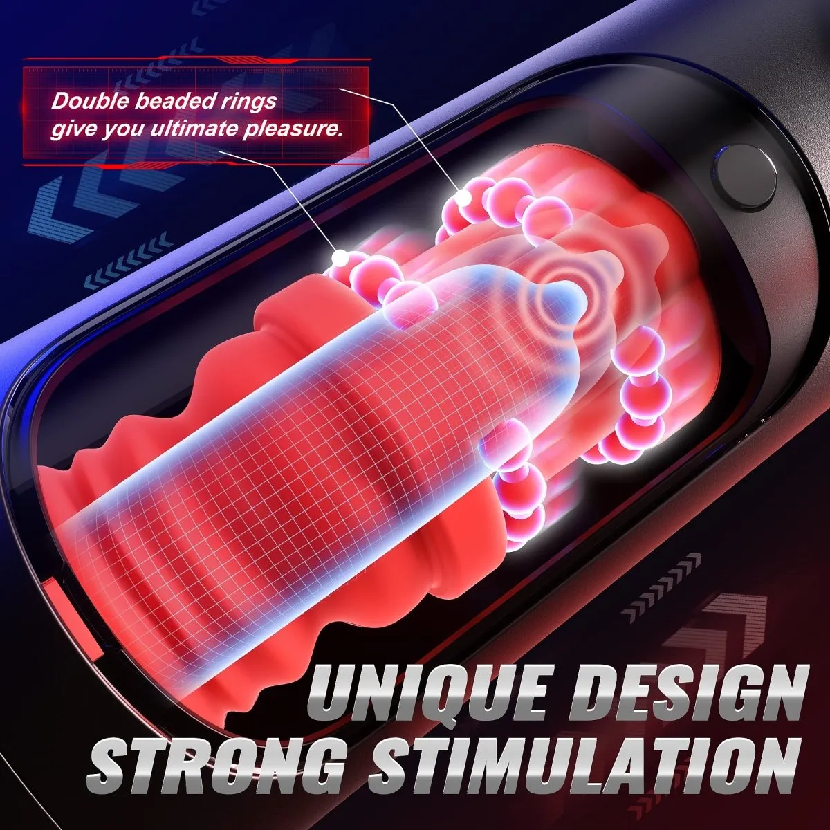 2024 Vibrating and Thrusting Modes Men Masturbators with LCD Display