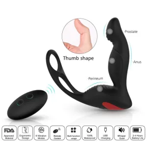 3-in-1 Remote Control Prostate Massager Vibrator