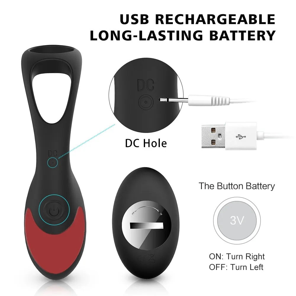 3-in-1 Remote Control Prostate Massager Vibrator