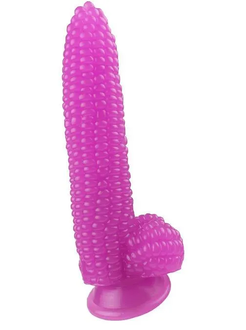 7.48'' Corn Shaped Dildo for Sex Machine
