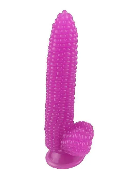 7.48'' Corn Shaped Dildo for Sex Machine