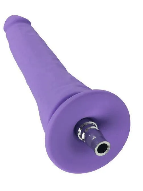 7.5'' Hard Handfeel Smooth Dildo(Purple)