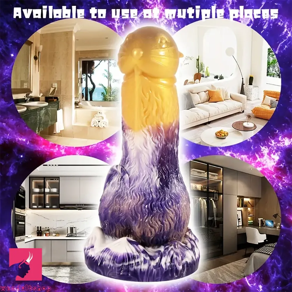 7.87in Dildo Sex Toy With Suction Cup Silicone Rabbit-Shaped Clit Dildo
