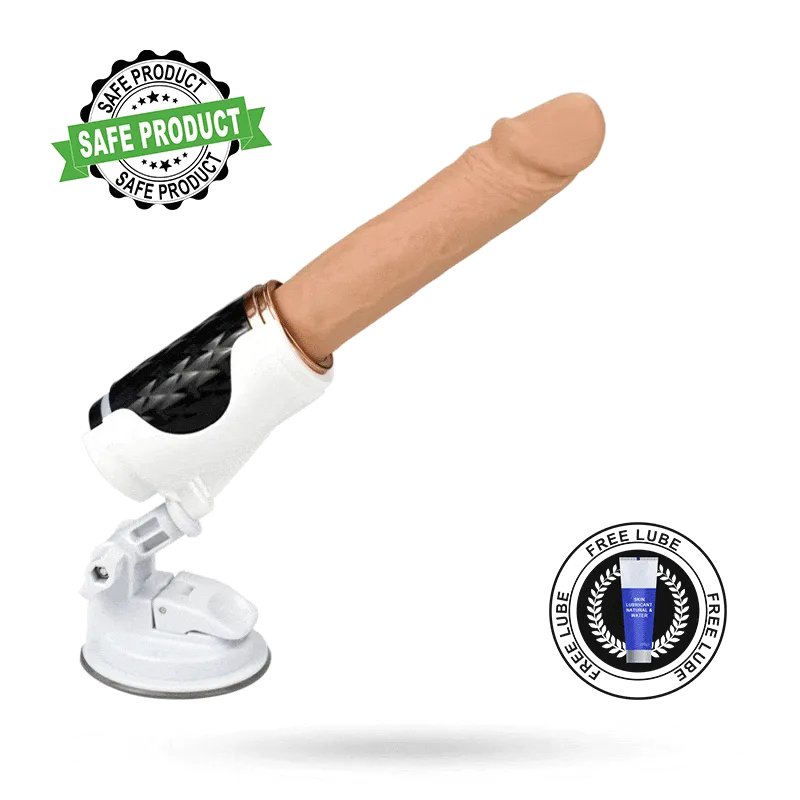 9.13in 360° Rotation & Thrusting Realistic Dildo Machine