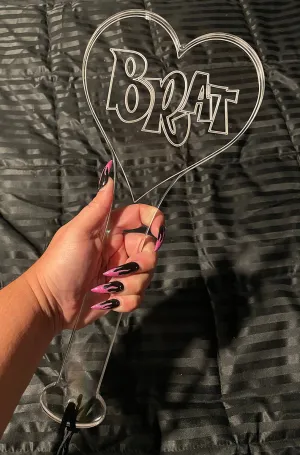 Acrylic Brat Paddle