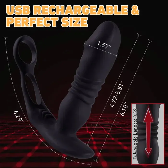 Allure 3 In 1 Remote Control | Prostate Massage | Anal Vibrator| Cock Ring
