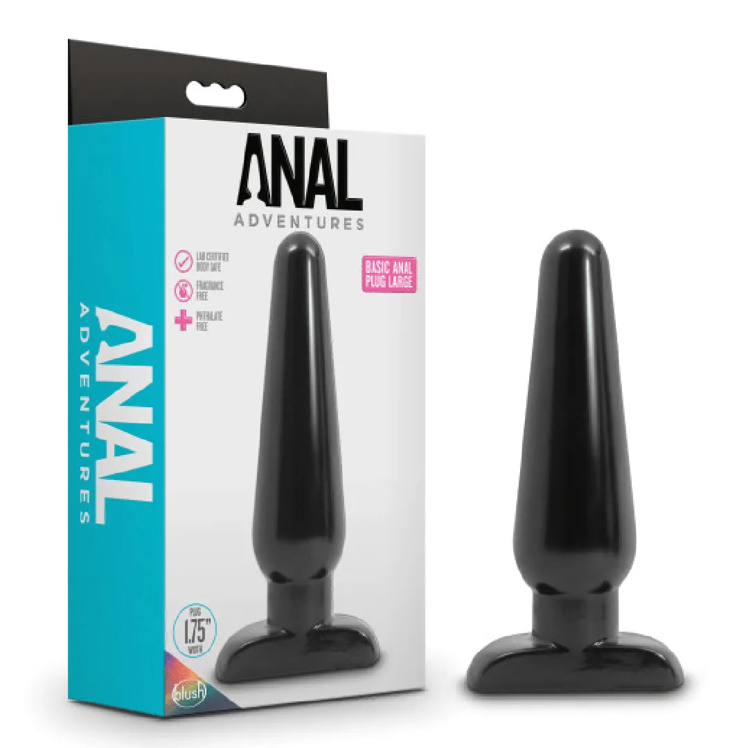 Anal Adventures Large Advanced Basic Butt Plug
