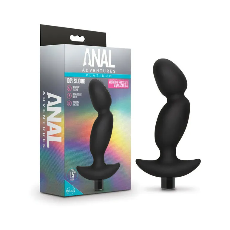 Anal Adventures Pinpoint Silicone Vibrating Prostate Massager