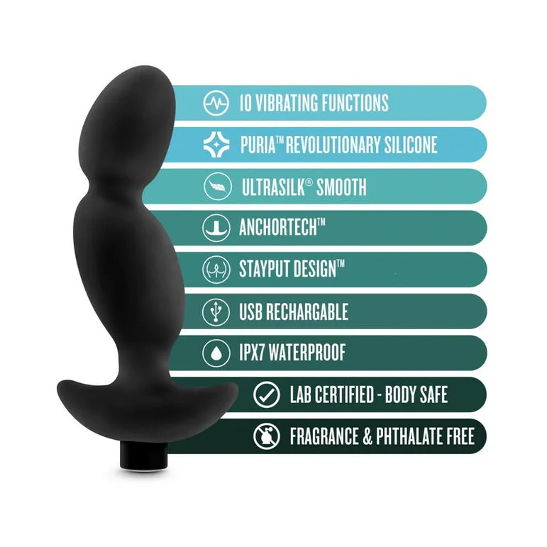 Anal Adventures Pinpoint Silicone Vibrating Prostate Massager