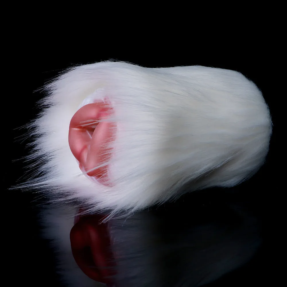 Animal Pocket Pussy Male Masturbation Cup - Lifelike Fur Monster Vaginal Penis Massage Sex Toy for Men