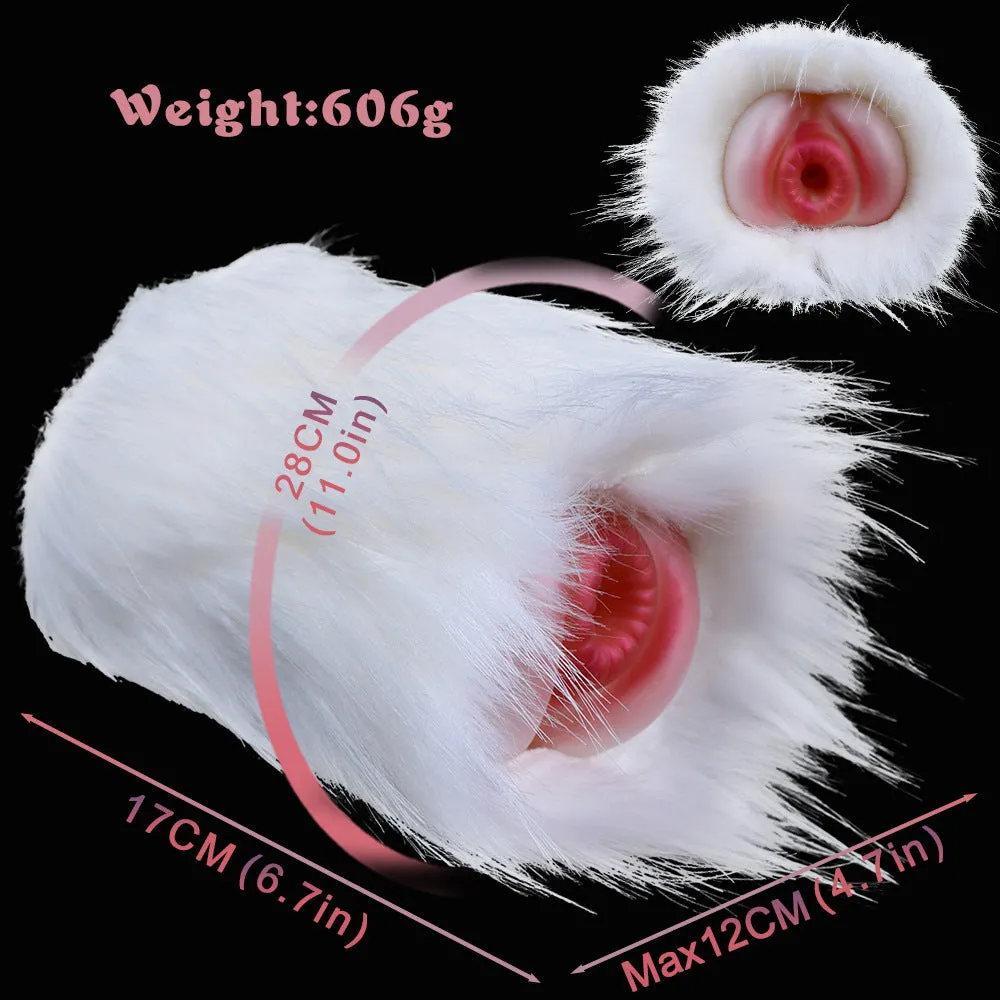 Animal Pocket Pussy Male Masturbation Cup - Lifelike Fur Monster Vaginal Penis Massage Sex Toy for Men