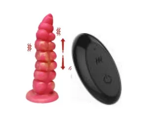 Astropus Tentacle Thrusting 8 | 0.5 Kg Silicone Dildo & Vibrator | Coral Pink | USB