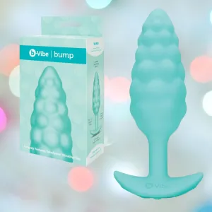 B-Vibe Texture Vibrating Butt Plug Bump - Mint (Small)