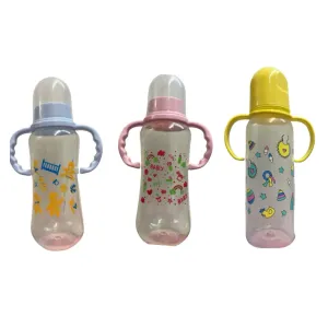 Baby Girl 9oz Plastic Bottle