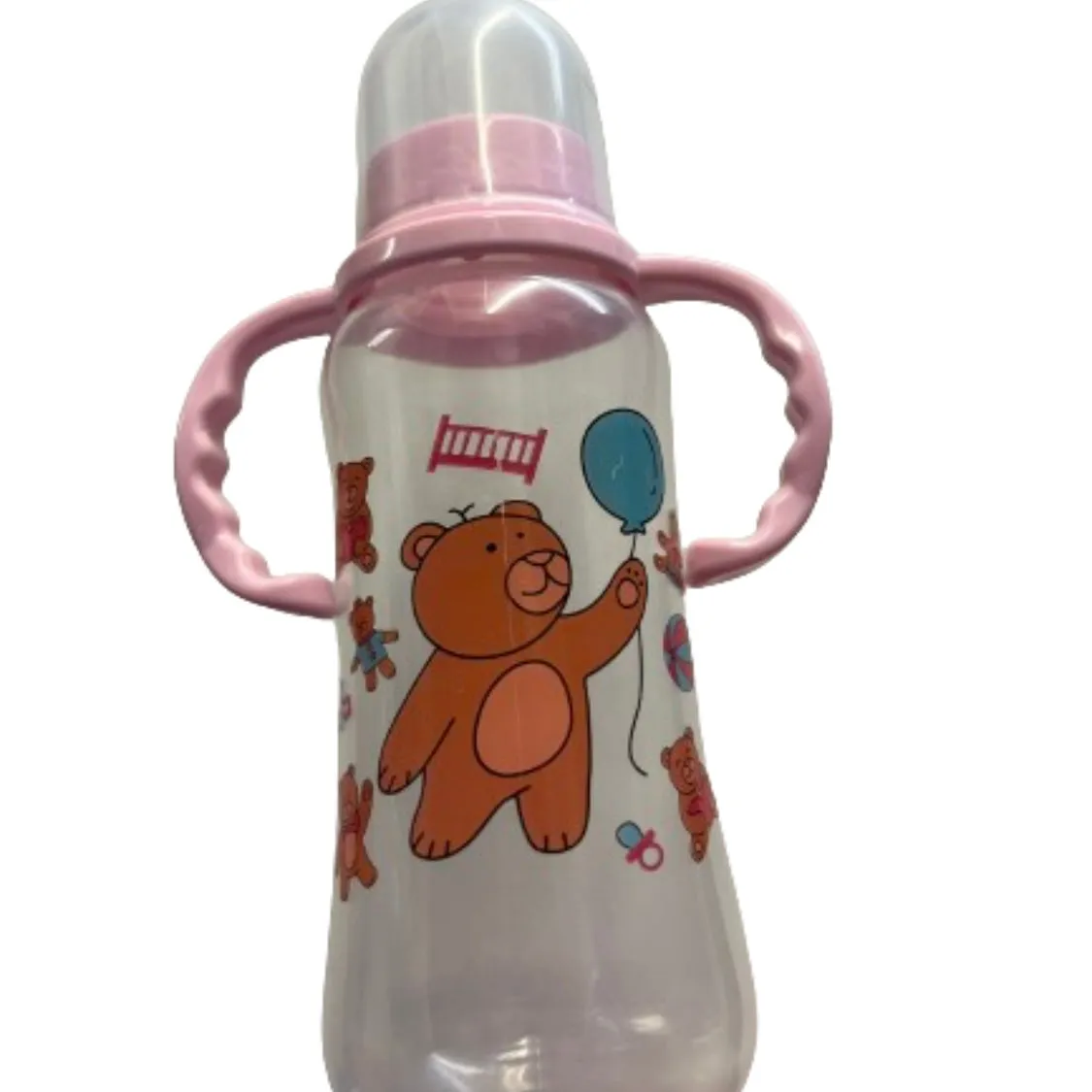 Baby Girl 9oz Plastic Bottle
