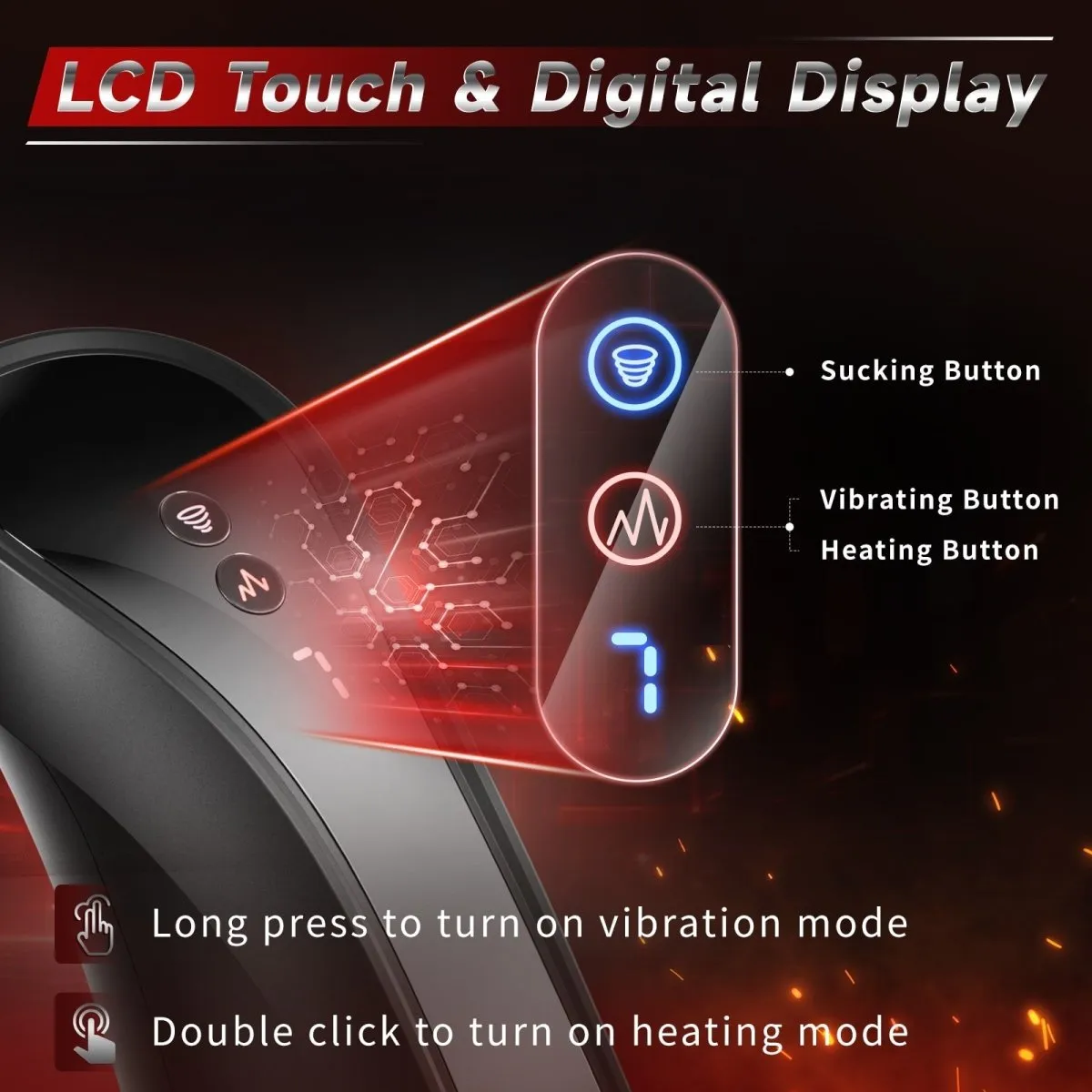 BLACKWIND|App Control Vacuum Pump penis Trainer Vibrating Male Masturbator