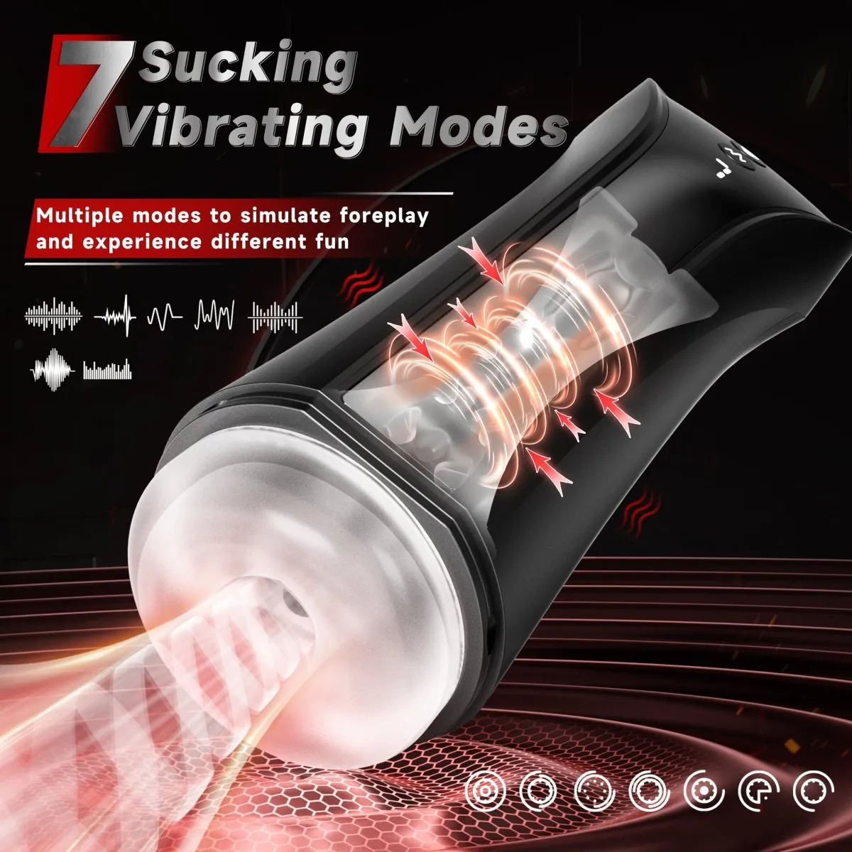 BLACKWIND|App Control Vacuum Pump penis Trainer Vibrating Male Masturbator