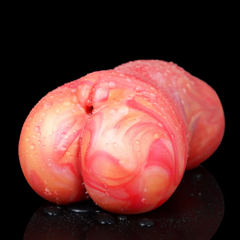 Blood-toned Pocket Pussy Masturbator - Realistic Vaginal Penis Masturbation Male Sex Toy