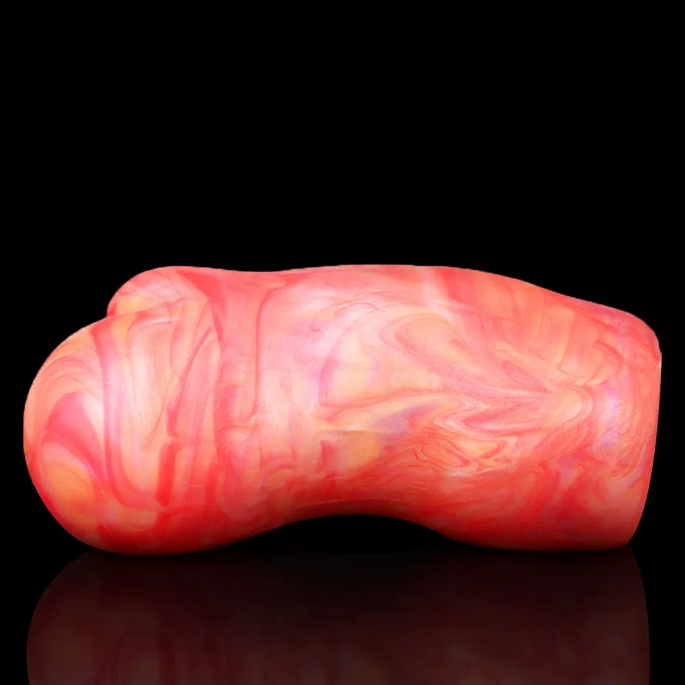 Blood-toned Pocket Pussy Masturbator - Realistic Vaginal Penis Masturbation Male Sex Toy