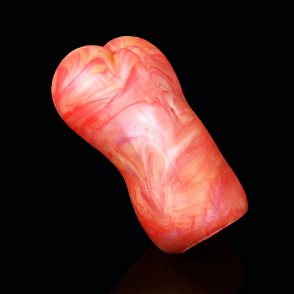 Blood-toned Pocket Pussy Masturbator - Realistic Vaginal Penis Masturbation Male Sex Toy