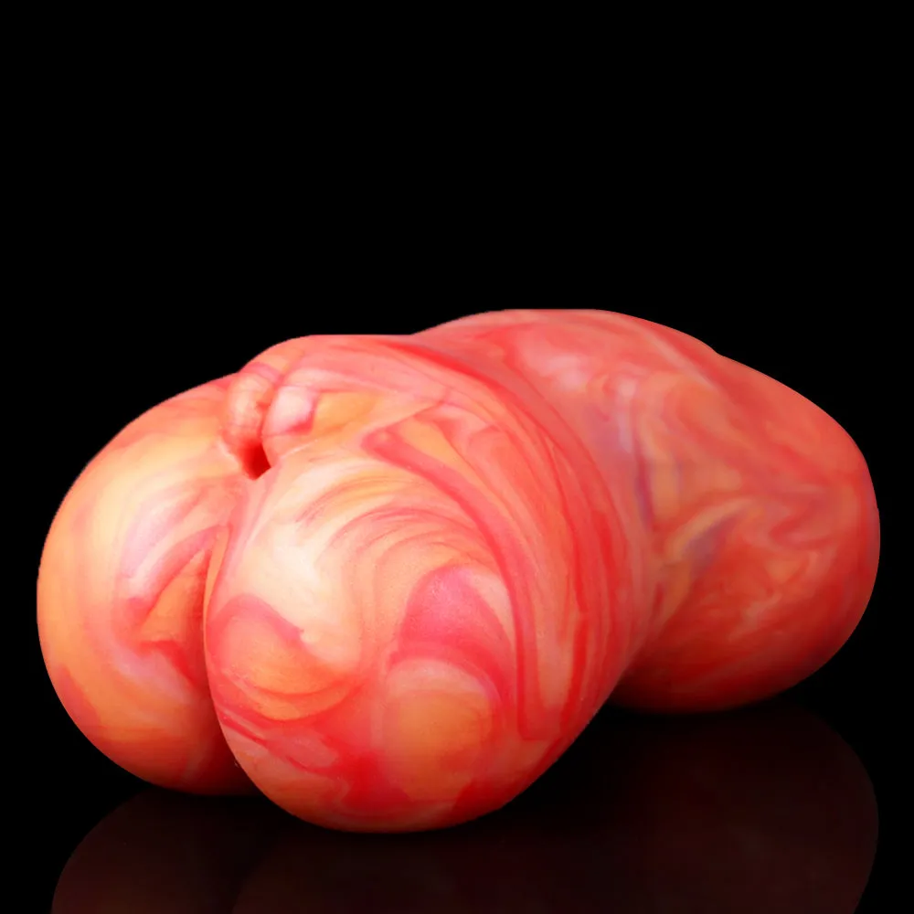 Blood-toned Pocket Pussy Masturbator - Realistic Vaginal Penis Masturbation Male Sex Toy