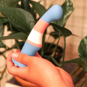 Blush Avant P2 Silicone Pride True Blue Silicone Dildo