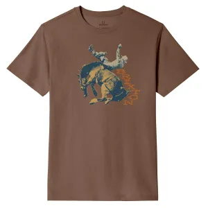 Brixton Rowdy Tailored T-Shirt - Pinecone Brown