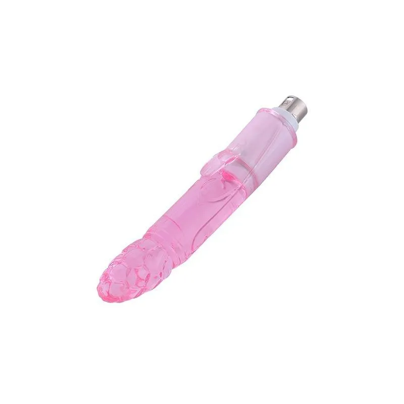 Bud Shaped Pink Dildo for 3XLR Sex Love Machine