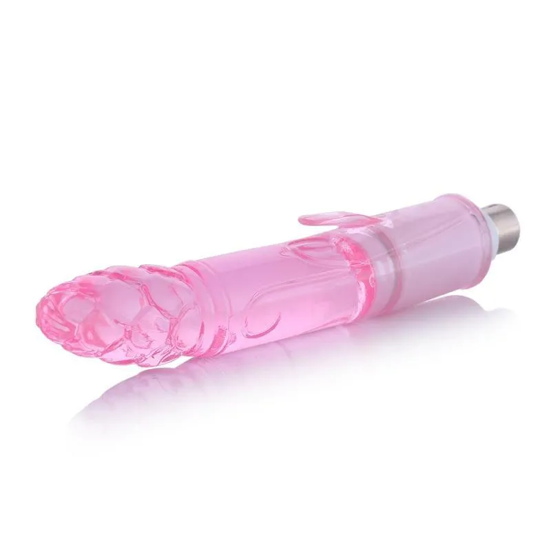 Bud Shaped Pink Dildo for 3XLR Sex Love Machine