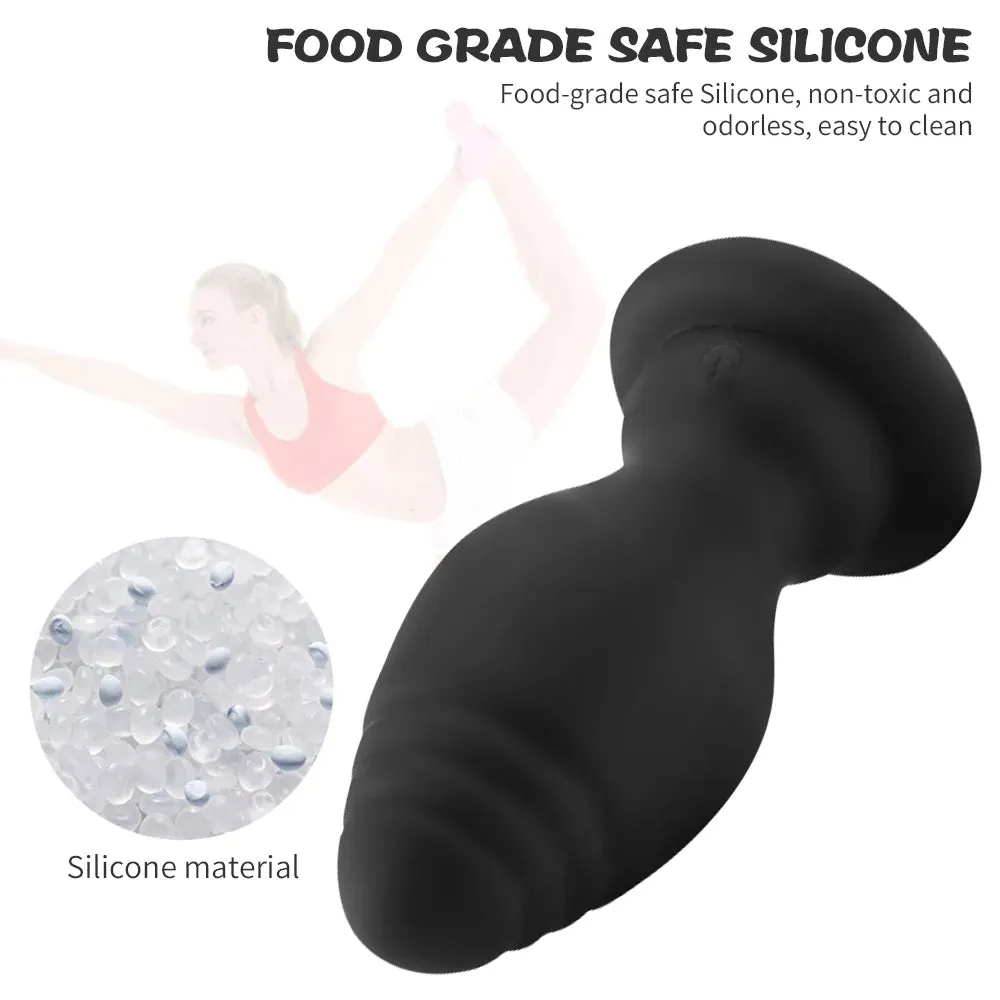 Bunny Tail Butt Plug - Remote Control Fluffy Plush Vibrating Butt Plug Erotic Girl Cosplay
