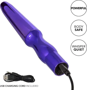Calexotics Waterproof Anal Probe | Purple | 10 Intense Functions | USB