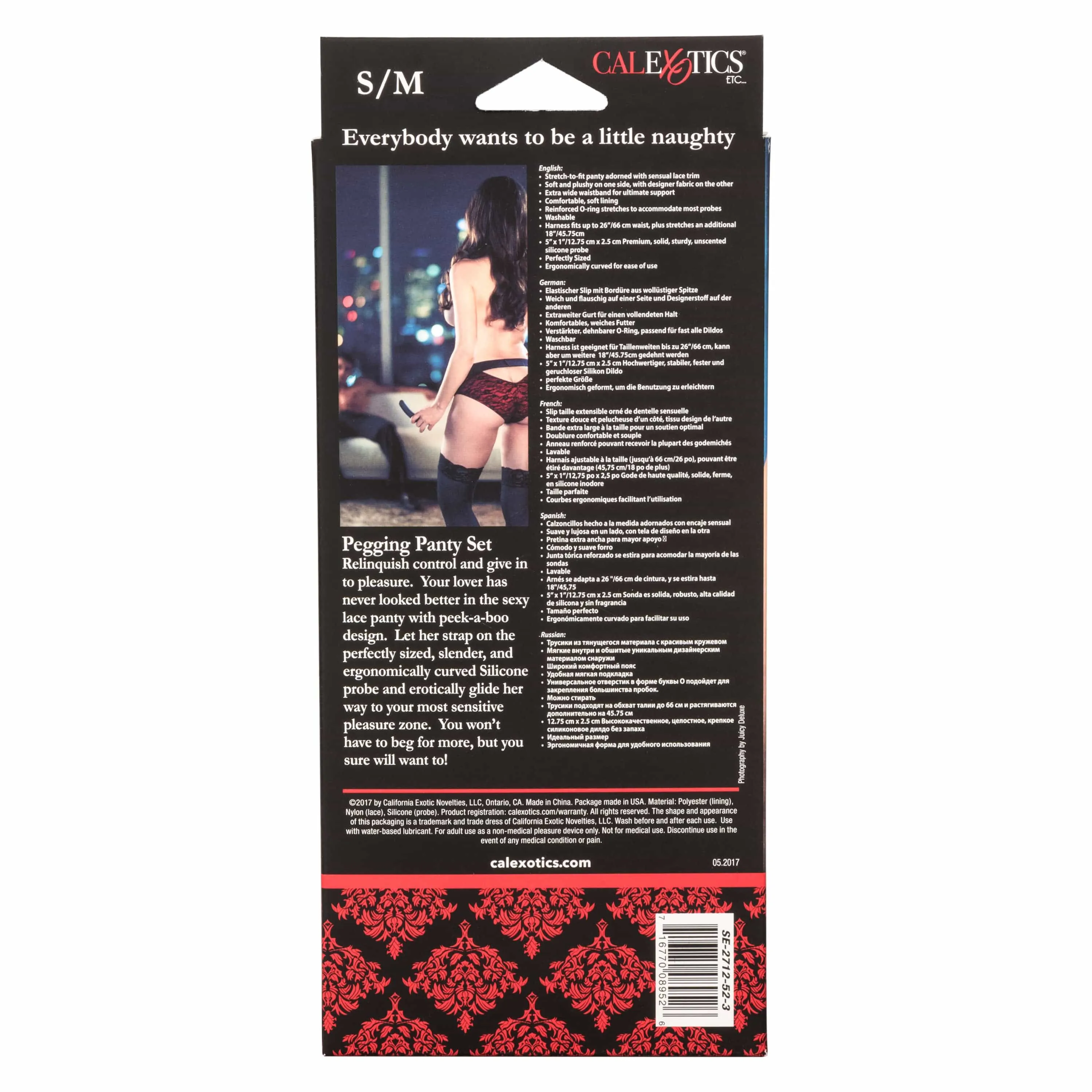 California Exotics - Scandal Pegging Panty Set Strap On Harness with Dildo 5