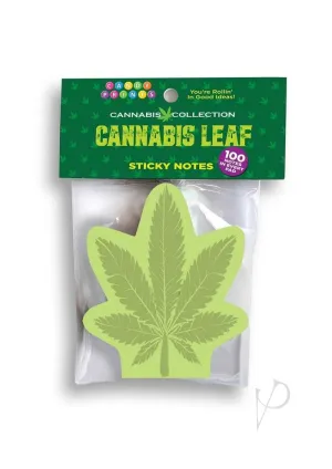 Cannabis Leaf Sticky Notes