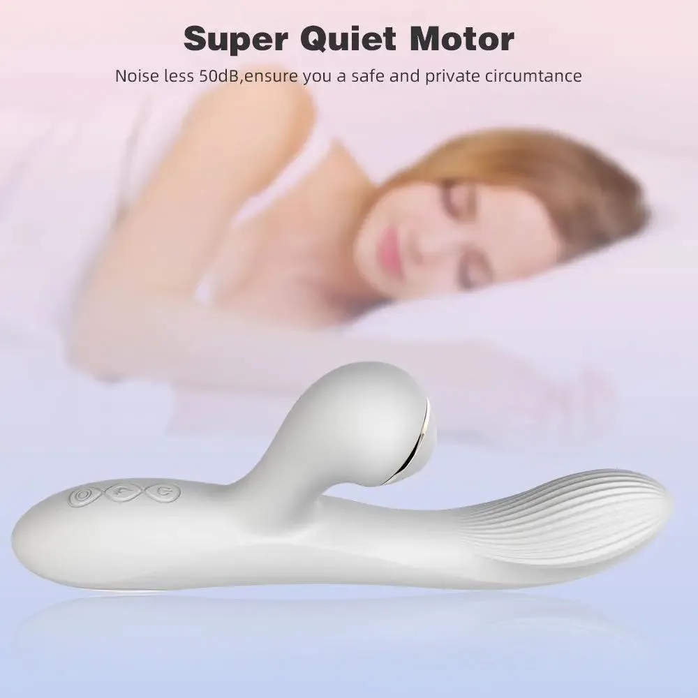 Clit Sucking G-spot Vibrator- Rabbit Clitoral Vibrating Anal Plug Sex Toys for Women