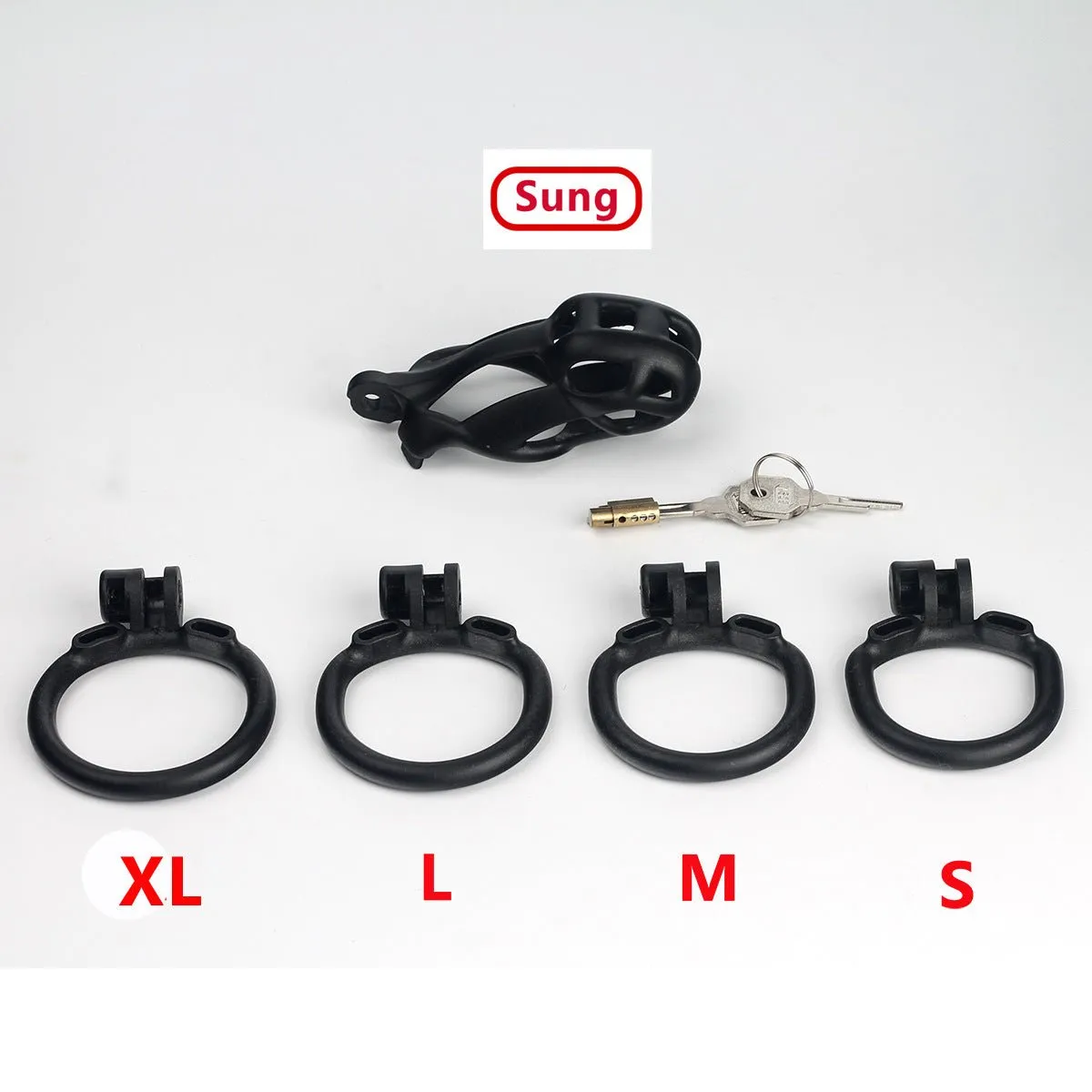 Cobra Chastity Lock Black Lightweight