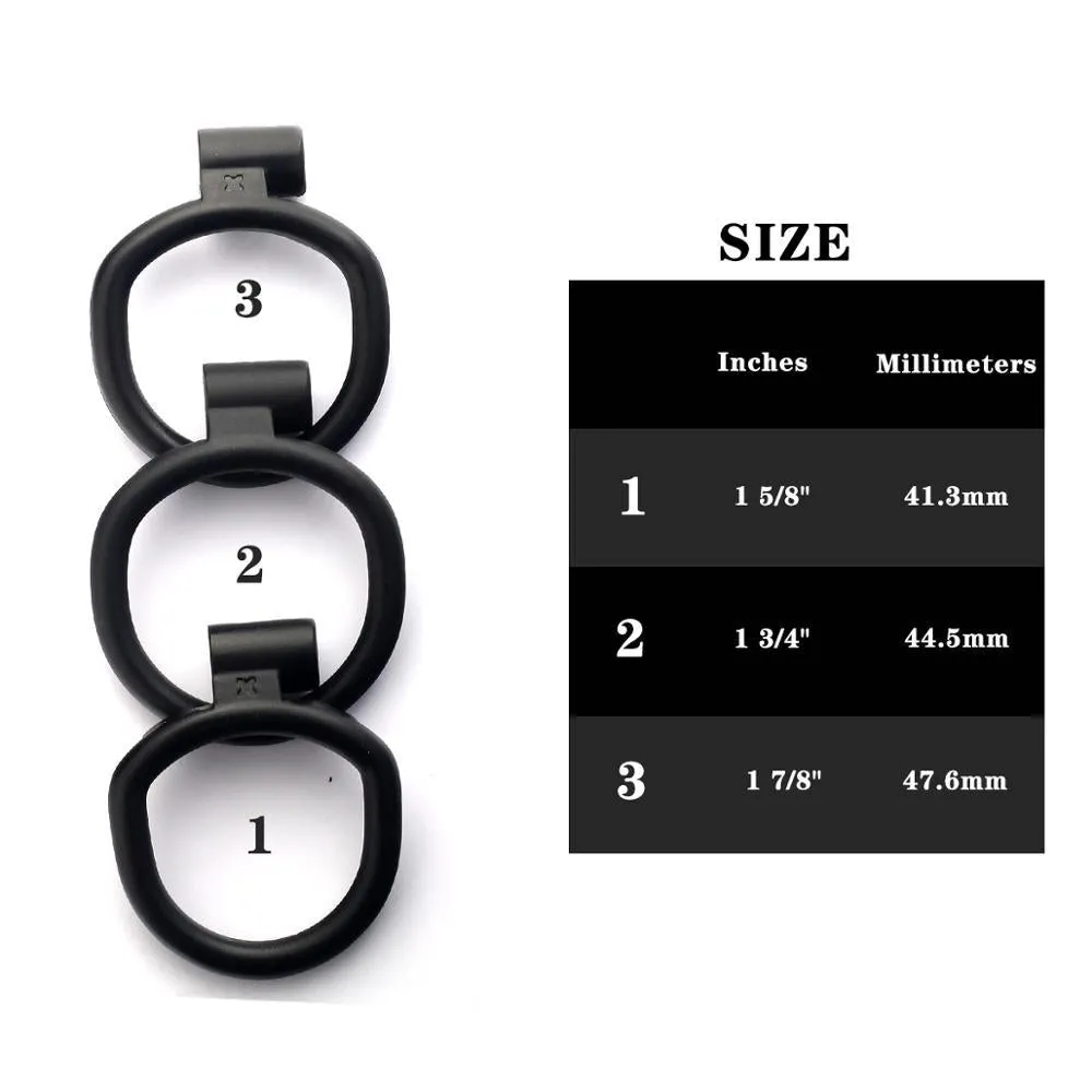 Cobra Chastity Lock Black Lightweight