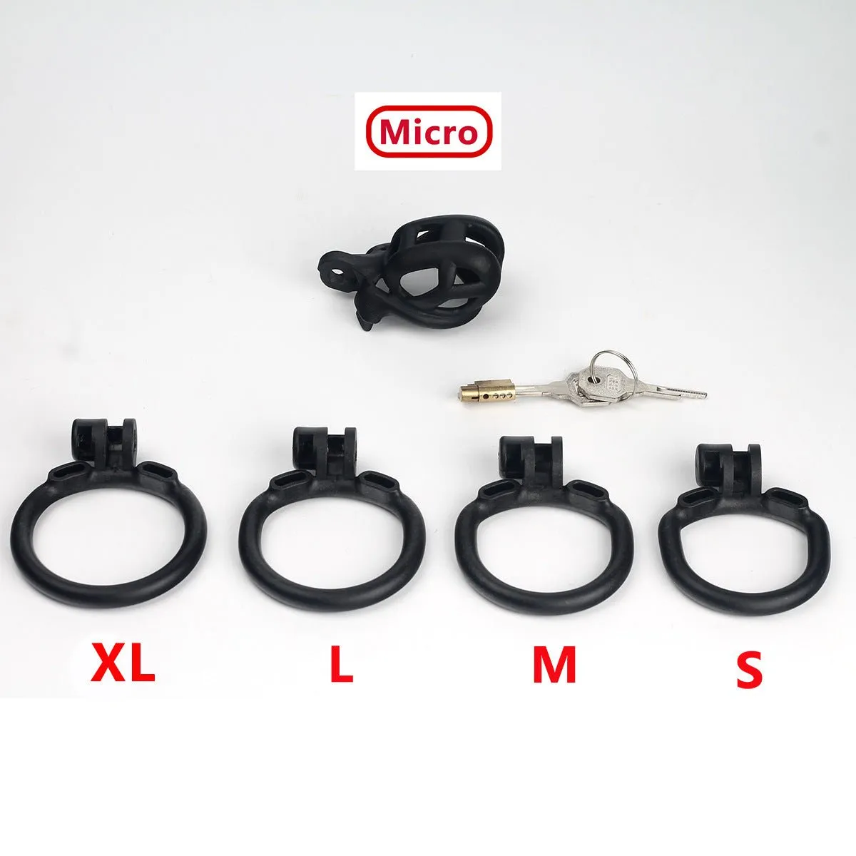 Cobra Chastity Lock Black Lightweight