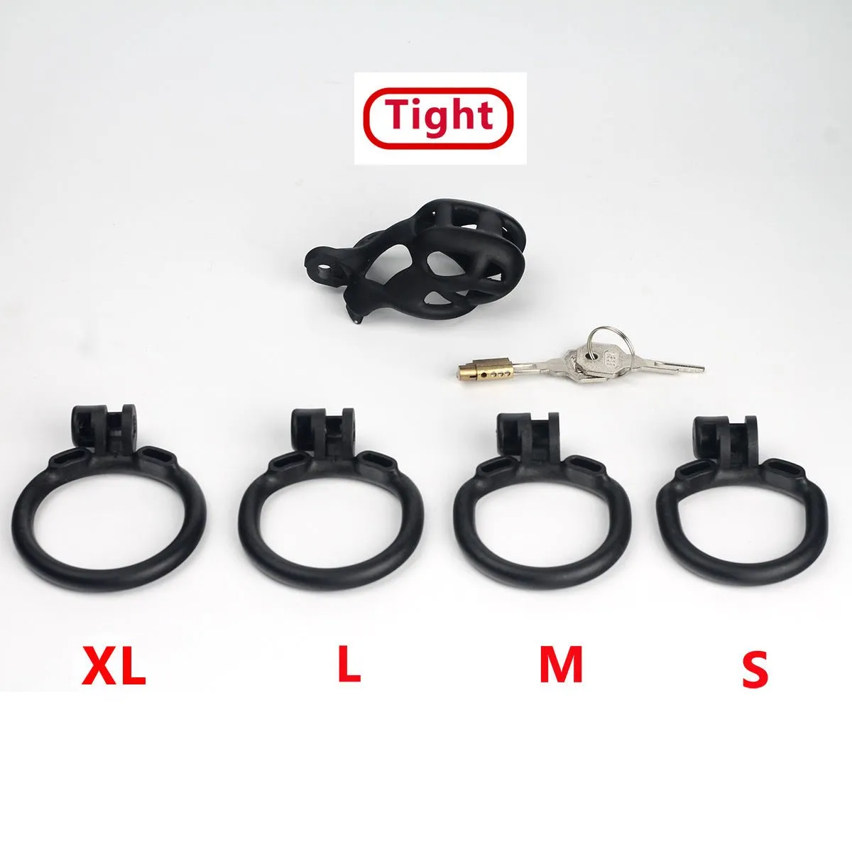 Cobra Chastity Lock Black Lightweight