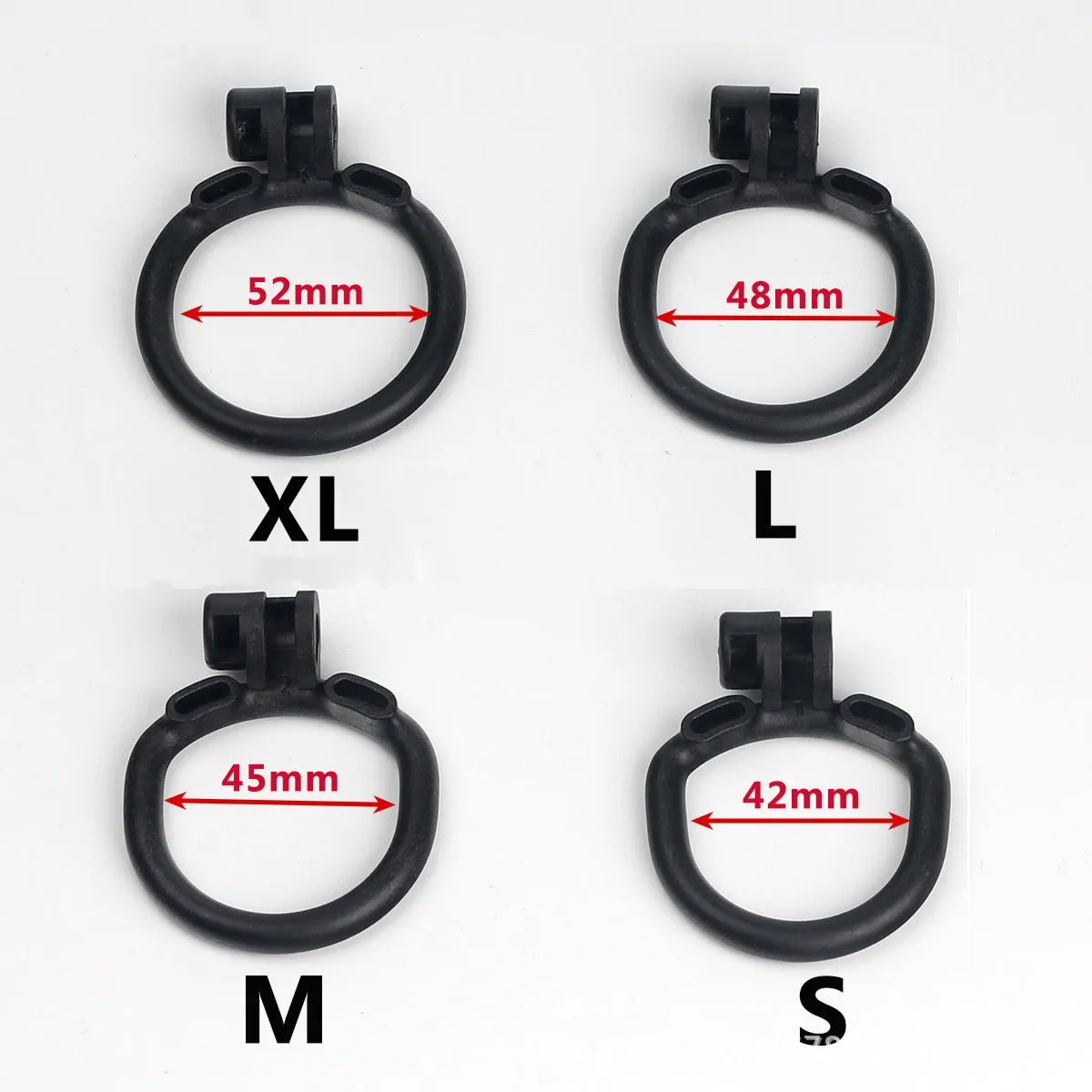 Cobra Chastity Lock Black Lightweight