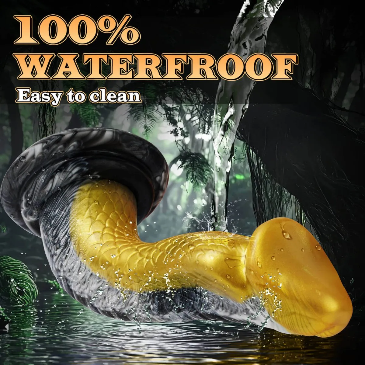 COBRA| Snake Shaped huge Monster Dildo with Suction Cup