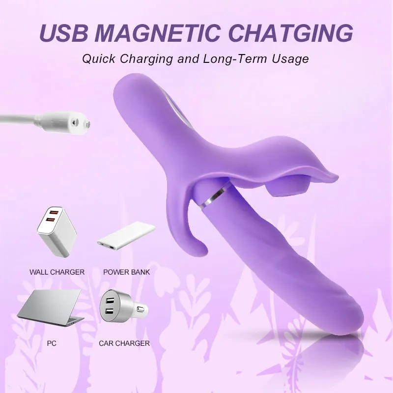 Coils | 4 in 1 Thrusting and Flapping G-spot Rabbit Vibrator for Women and Couples