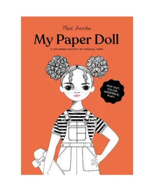 Coloring Paper Doll kit Frankie