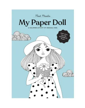Coloring Paper Doll kit Phoebe