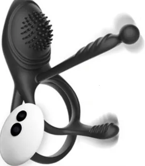 Couples Double Perfect Fit | Vibrating Cock Ring | Clitoral Stimulation