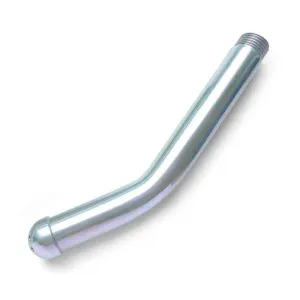 Curved Douche Head 8 Long. Aluminum