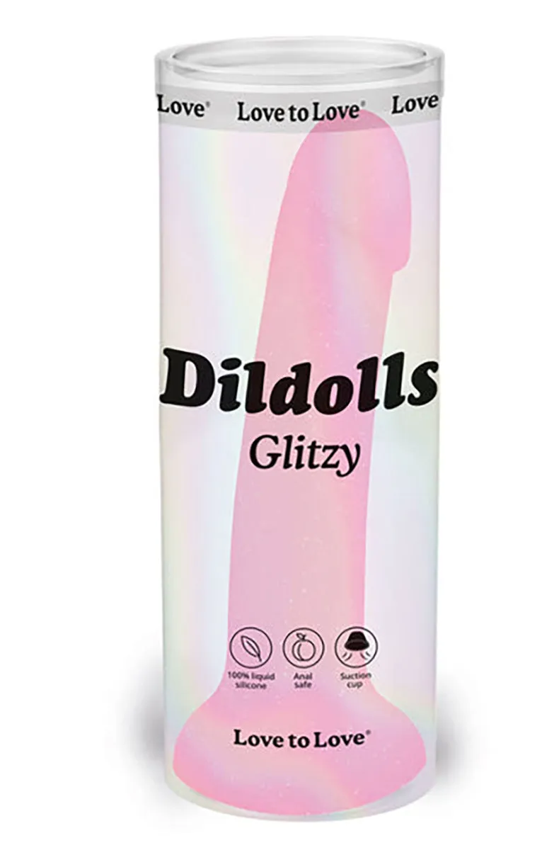 Dildoll Glitzy Silicone Dildo