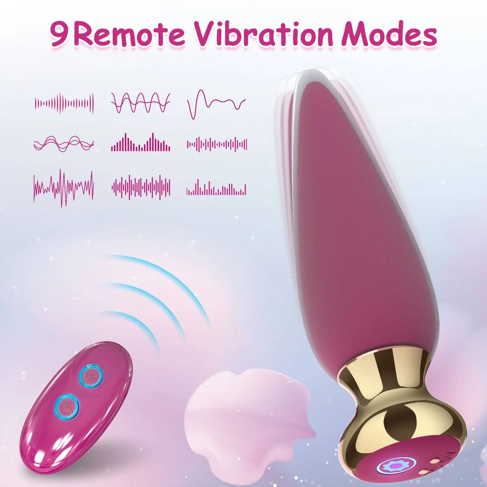 Doro - Pointed Remote Control Vibrating Anal Plug