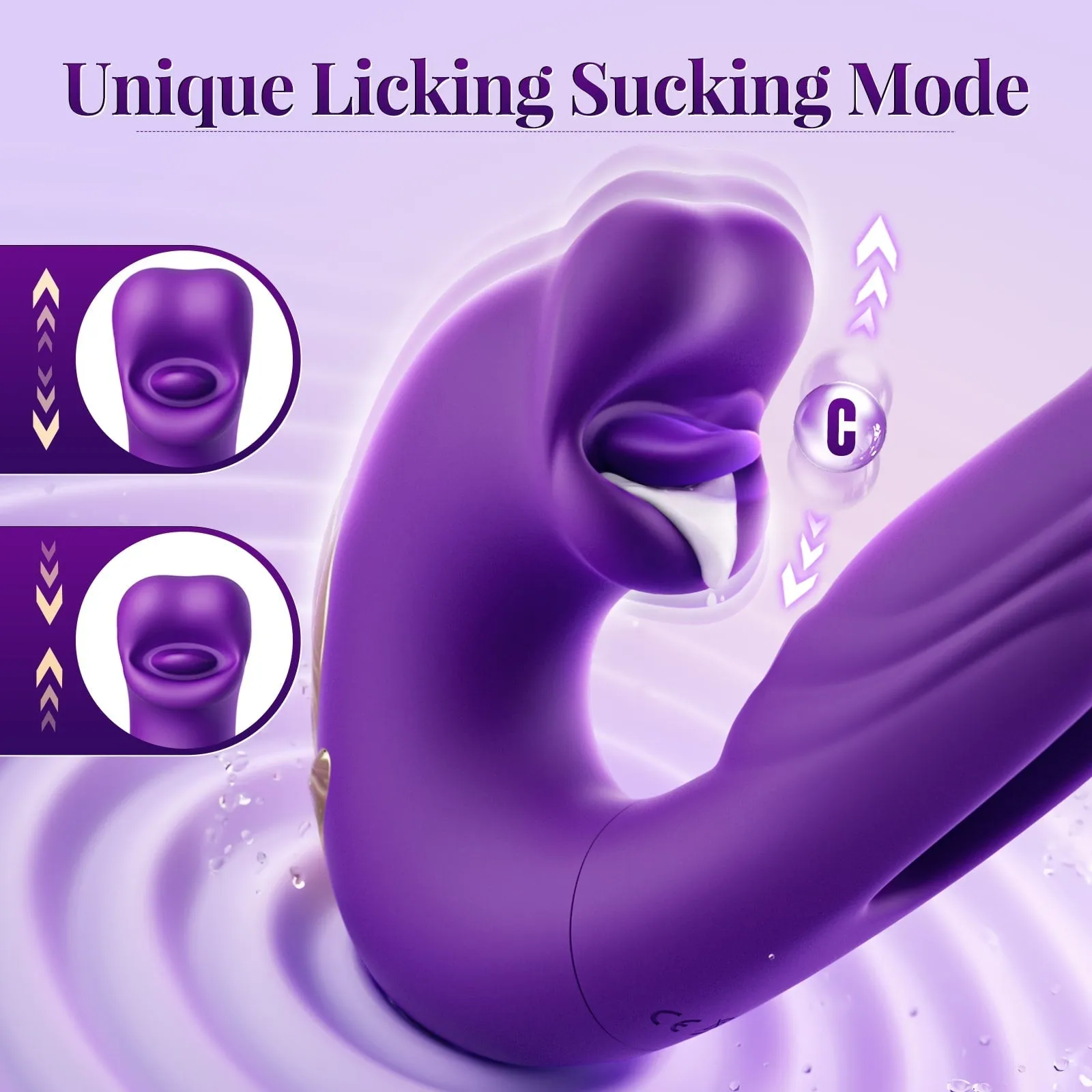 Dotty | 2024 New Upgraded Flapping and Licking Dildo Vibrator